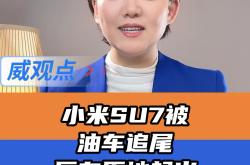 小米SU7高速服务区轮胎被人划破 官方通报：60岁男子被刑拘