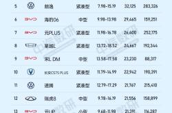 比亚迪5月各车型销量出炉：6款破3万 海鸥称王