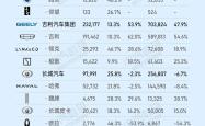 自主品牌加速崛起 六大车企半年销量破百万