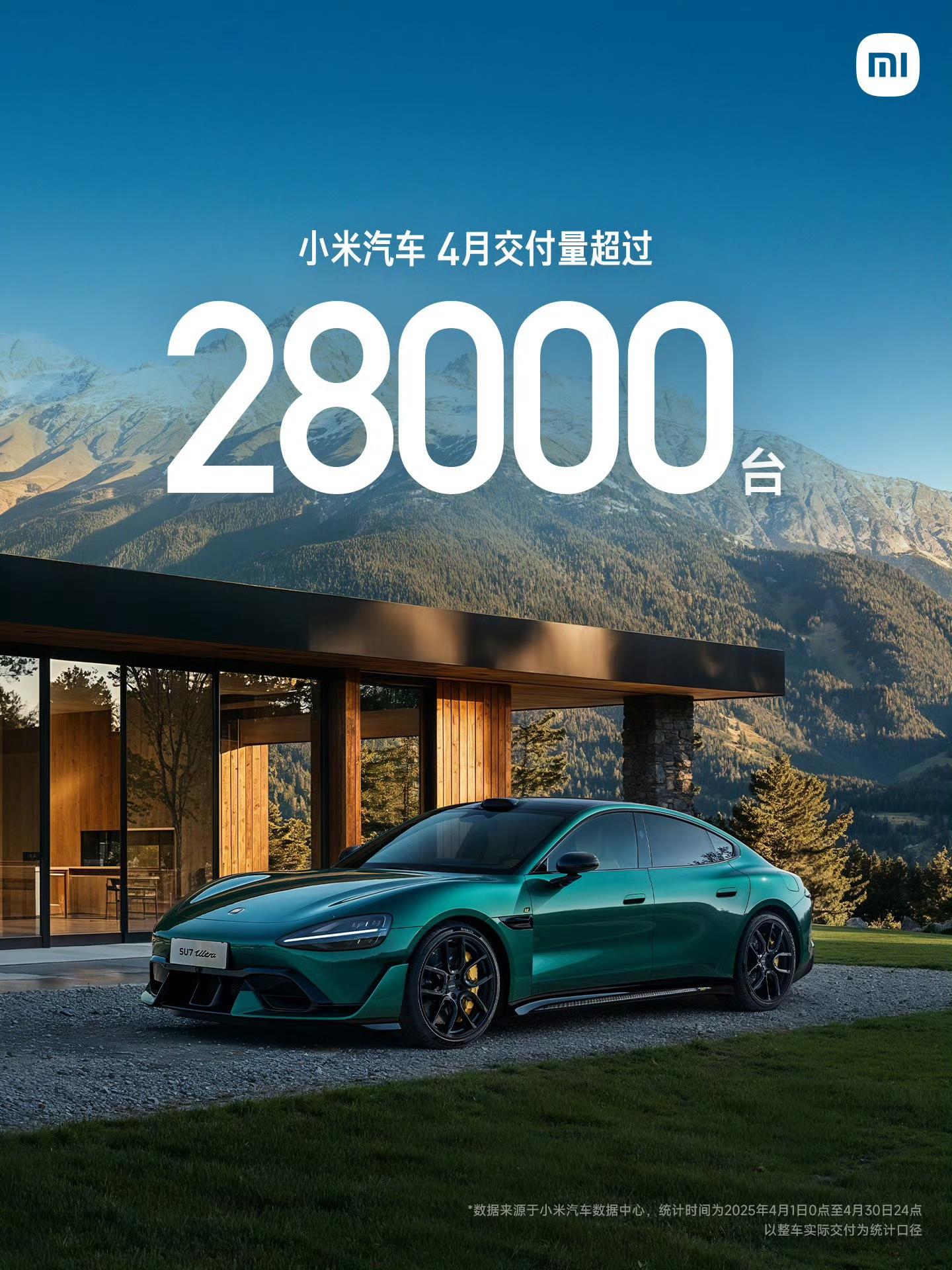 小米YU7预计交付时间出炉：标准版要等53周 Max版等33周