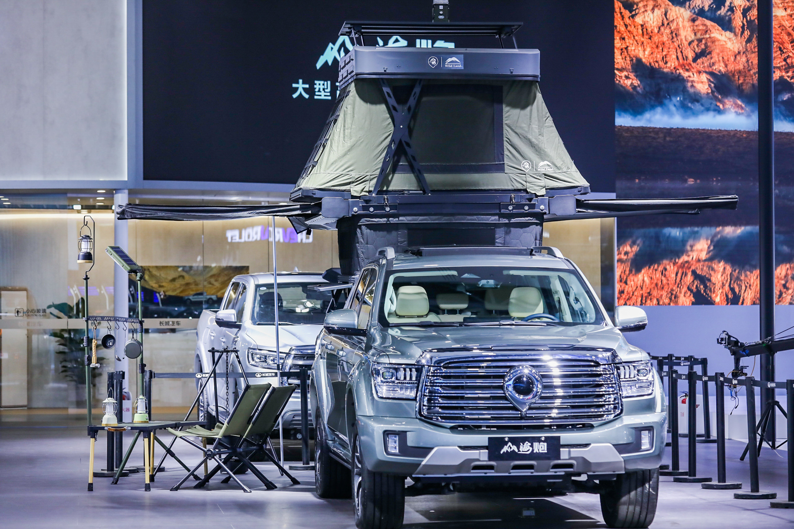 2025成都车展探馆：搭载3.0T V6发动机 长城炮V6火炮车展预售