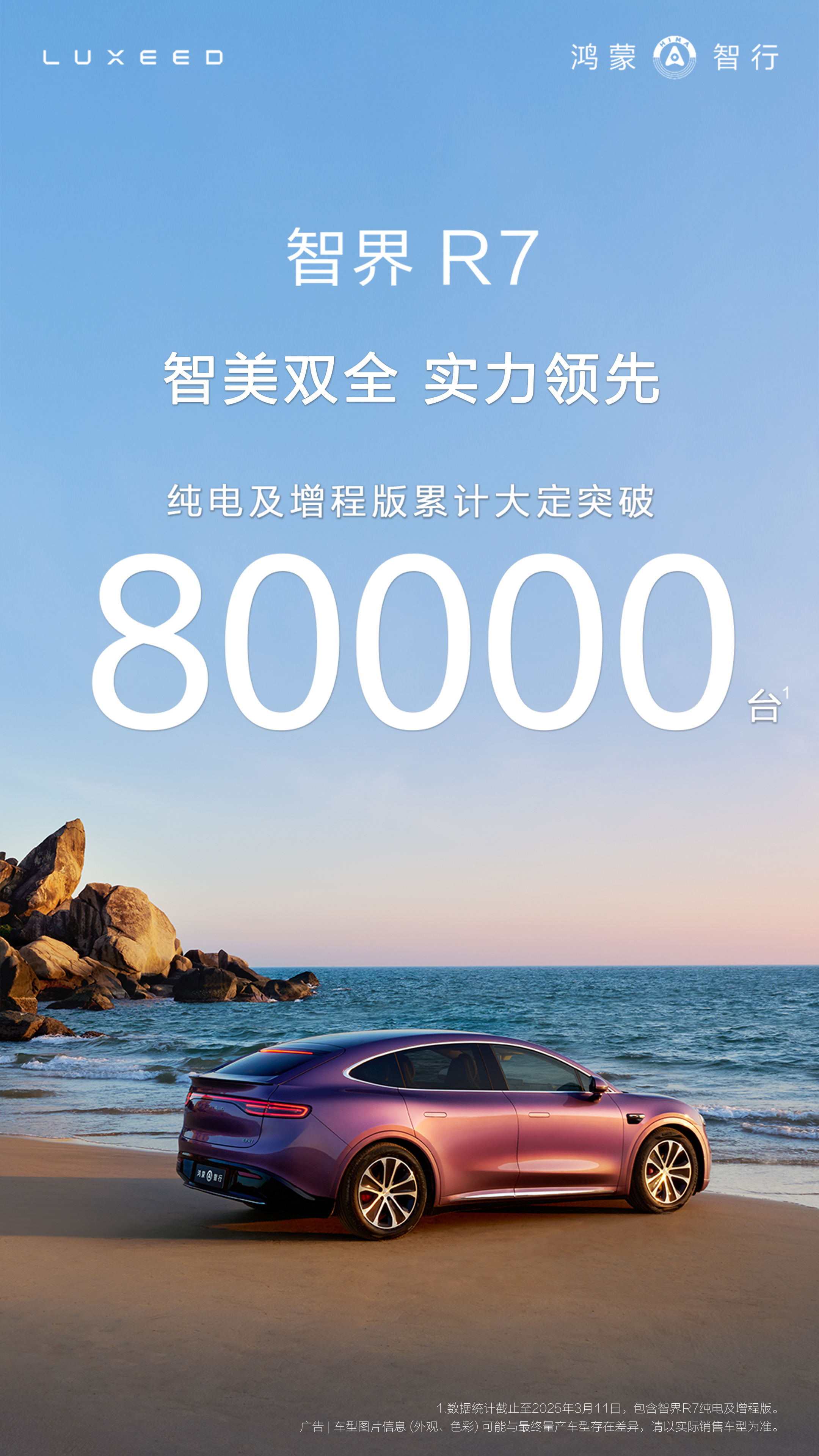 2580元 智界R7流媒体后视镜预售：暴雨天气也清晰