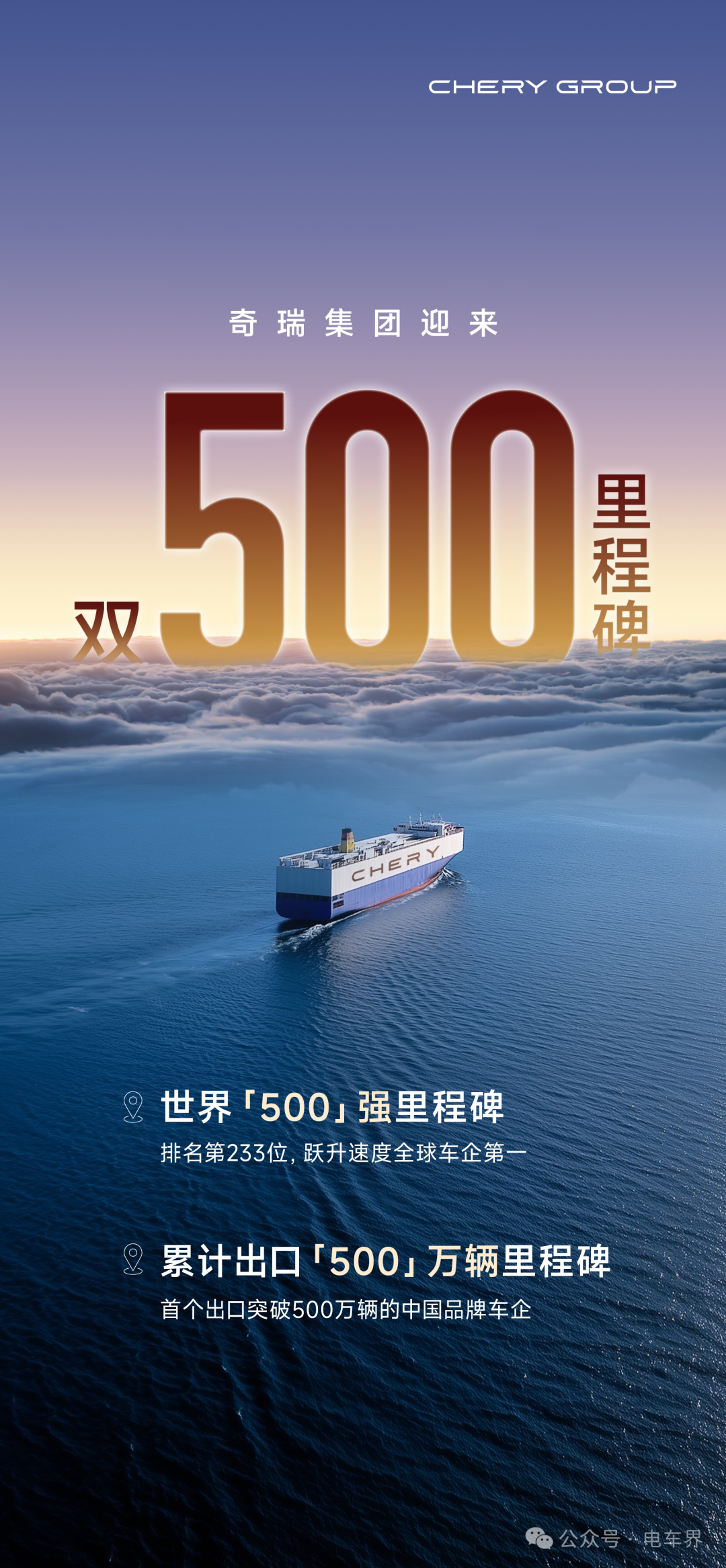 连续6个月出口超10万辆刷新中国车企纪录！奇瑞集团10月销量281161台