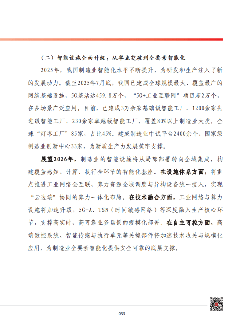 2026 年数字化程度展望