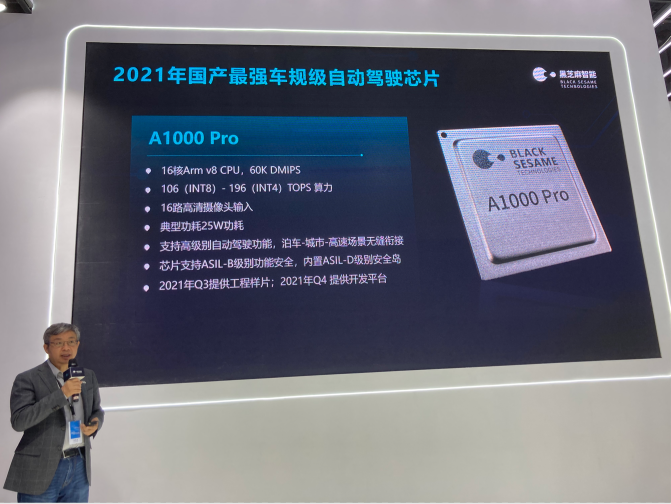 黑芝麻智能华山A2000芯片通过美国审查，正式推向全球市场