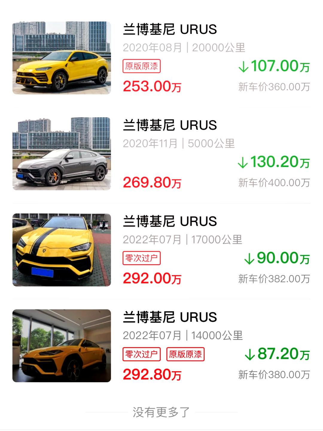 成都Urus最新行情 售价270万元起
