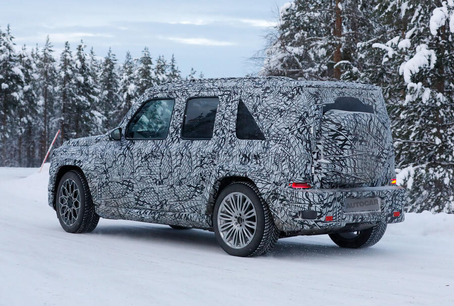 平民版大G要来了!奔驰小G谍照曝光:提供混动/纯电双动力